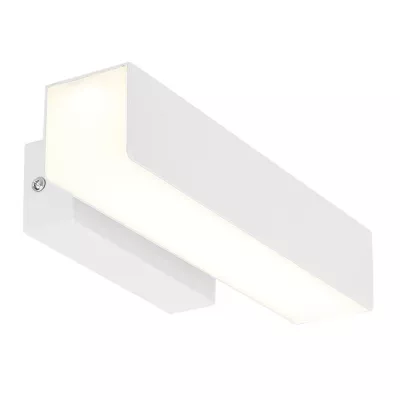 Moderní nástěnné LED osvětlení LANDER - 10W, 4000K (denní bílá), hranaté, bílé
