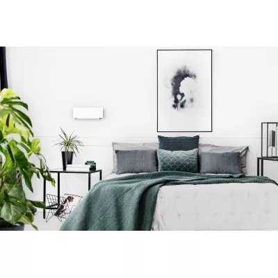 Moderní nástěnné LED osvětlení LANDER - 10W, 4000K (denní bílá), hranaté, bílé