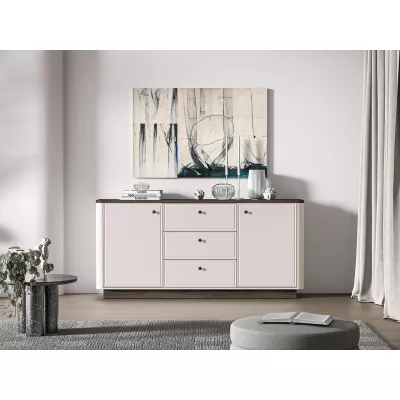 Kombinovaná komoda ARLENA - dub / kašmír