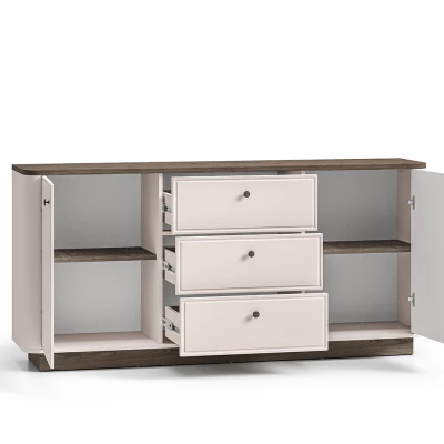 Kombinovaná komoda ARLENA - dub / kašmír