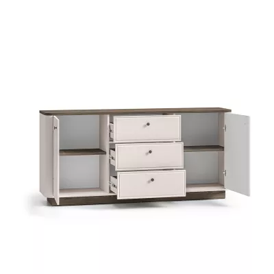 Kombinovaná komoda ARLENA - dub / kašmír