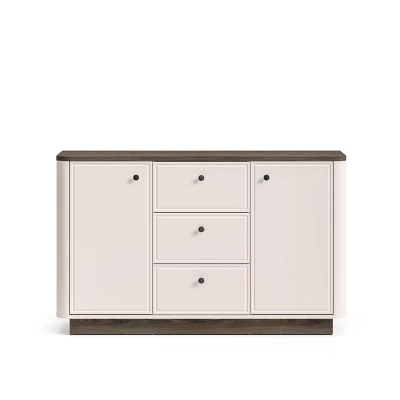 Široká komoda ARLENA - dub / kašmír