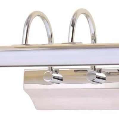 LED osvětlení nad zrcadlo LINEA - 5W, 6500K (studená bílá), chromované