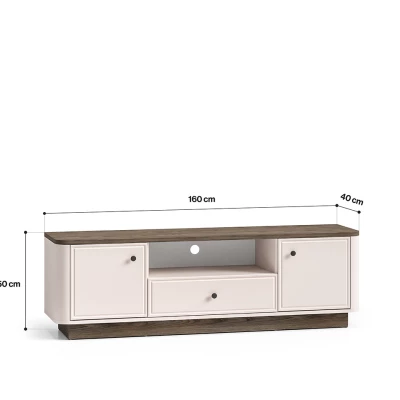 Televizní stolek ARLENA - dub / kašmír