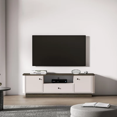 Televizní stolek ARLENA - dub / kašmír