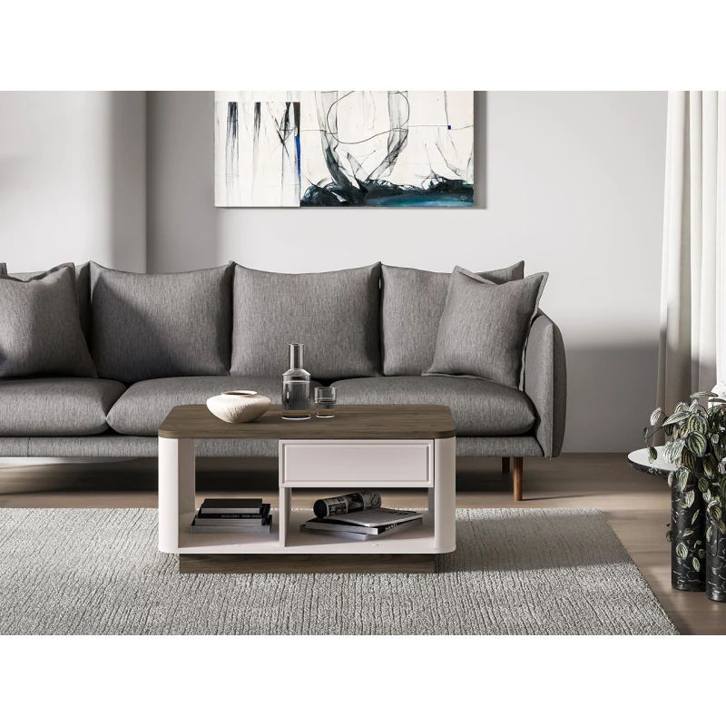 Konferenční stolek ARLENA - dub / kašmír