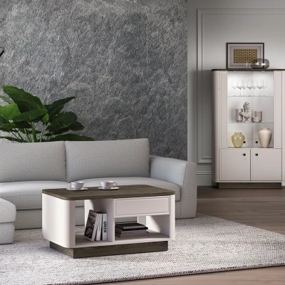 Konferenční stolek ARLENA - dub / kašmír