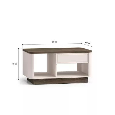 Konferenční stolek ARLENA - dub / kašmír
