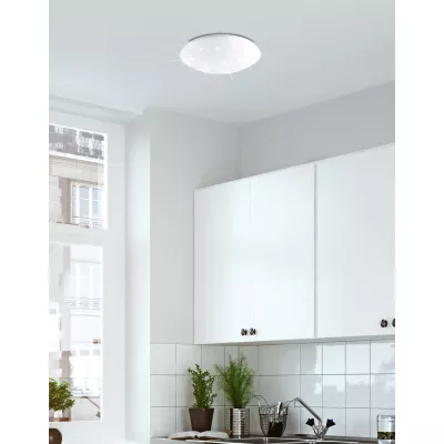 Stropní LED světlo s efektem noční oblohy MAGNUS - 18W, 4000K (denní bílá), 33cm, bílé