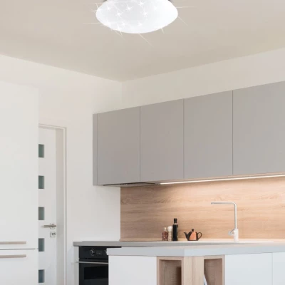 Stropní LED světlo s efektem noční oblohy MAGNUS - 36W, 4000K (denní bílá), 49cm, bílé