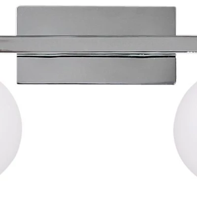 Moderní nástěnné svítidlo MALDUS - 2xG9, 40W, chromované / bílé