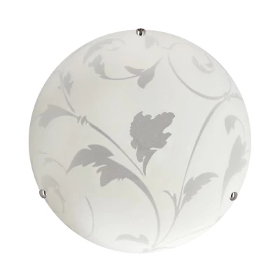 Stropní kulaté osvětlení MANGANO - 1xE27, 60W, 30cm, bílé