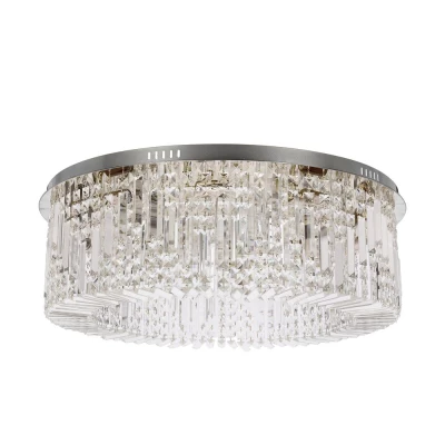 Stropní moderní osvětlení MARANGA - 10xE14, 10W, chromované / čiré