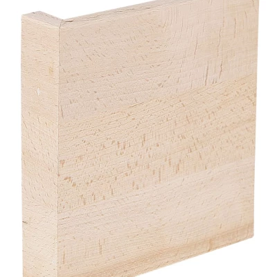 Dřevěné LED nástěnné osvětlení MARC - 6W, 4000K (denní bílá), čtvercové, hnědé