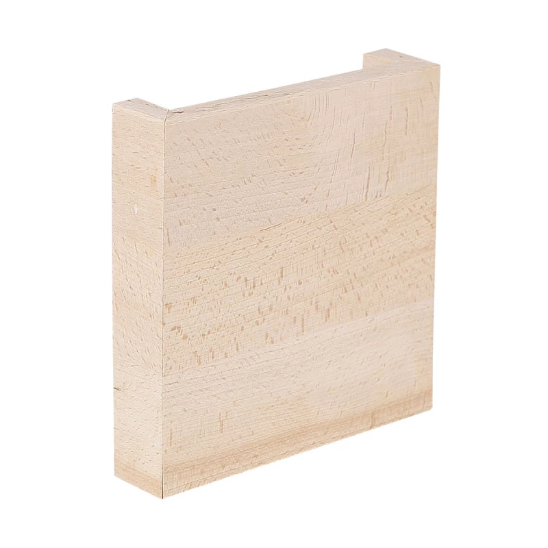 Dřevěné LED nástěnné osvětlení MARC - 6W, 4000K (denní bílá), čtvercové, hnědé