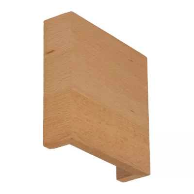 Dřevěné LED nástěnné osvětlení MARC - 6W, 4000K (denní bílá), čtvercové, hnědé