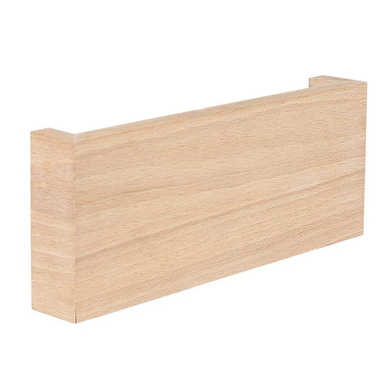 Dřevěné LED nástěnné osvětlení MARC - 8W, 4000K (denní bílá), obdélníkové, hnědé