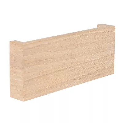 Dřevěné LED nástěnné osvětlení MARC - 8W, 4000K (denní bílá), obdélníkové, hnědé