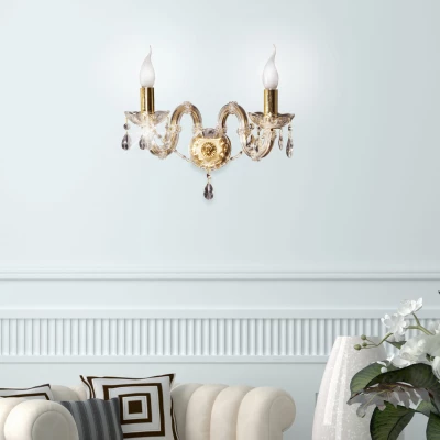 Nástěnné svítidlo MARIA TERESA - 2xE14, 40W, zlaté