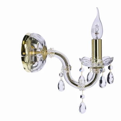 Nástěnné osvětlení MARIA TERESA - 1xE14, 40W, zlaté