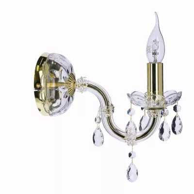 Nástěnné osvětlení MARIA TERESA - 1xE14, 40W, zlaté