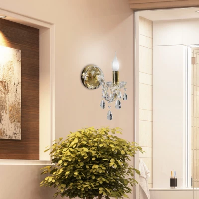 Nástěnné osvětlení MARIA TERESA - 1xE14, 40W, zlaté