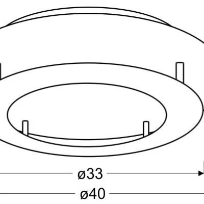 Moderní stropní LED osvětlení MERLE - 18W, 3000K (teplá bílá), 40cm, kulaté, zlaté