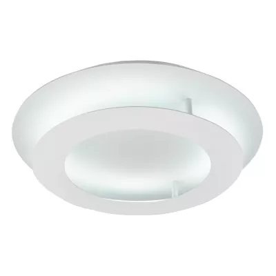 Moderní stropní LED osvětlení MERLE - 18W, 3000K (teplá bílá), 40cm, kulaté, bílé