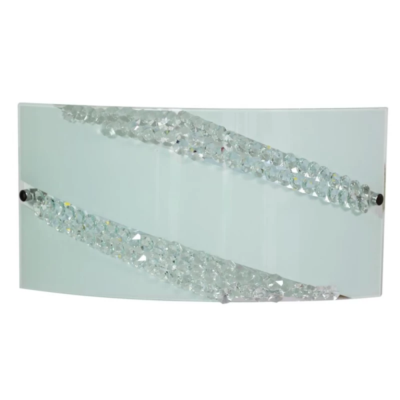 LED moderní nástěnné osvětlení MISTERY - 12W, 6200K (studená bílá), čiré