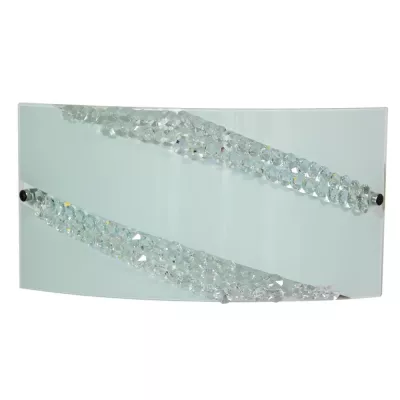 LED moderní nástěnné osvětlení MISTERY - 12W, 6200K (studená bílá), čiré