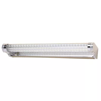 LED osvětlení nad zrcadlo MODERNO - 7W, 6500K (studená bílá), 40cm, chromované