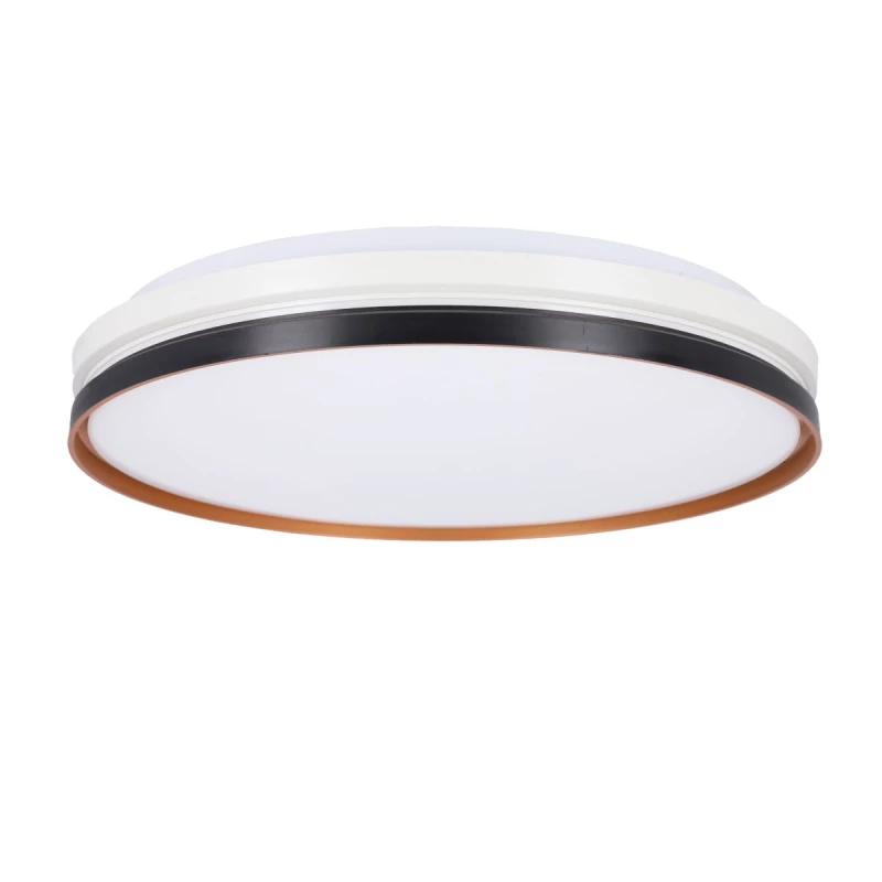 Přisazené LED stropní svítidlo MONTANA - 24W, 4000K (denní bílá), černé / zlaté / bílé