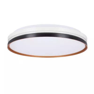 Přisazené LED stropní svítidlo MONTANA - 24W, 4000K (denní bílá), černé / zlaté / bílé