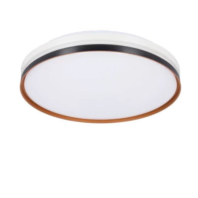 Přisazené LED stropní svítidlo MONTANA - 24W, 4000K (denní bílá), černé / zlaté / bílé
