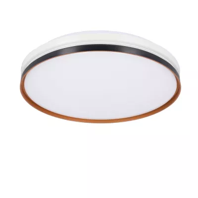 Přisazené LED stropní svítidlo MONTANA - 24W, 4000K (denní bílá), černé / zlaté / bílé