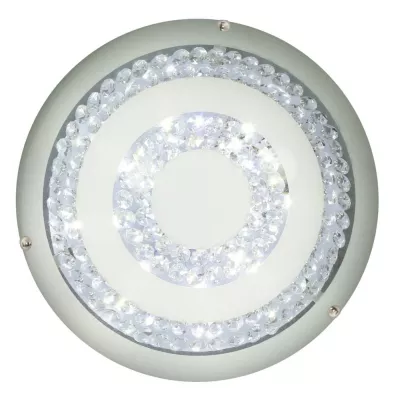 LED stropní přisazené osvětlení MONZA - 16W, 3000K (teplá bílá), 40cm, kulaté, bílé