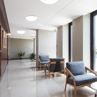 Stropní přisazené osvětlení NINA - 2xE27, 60W, 40cm, bílé