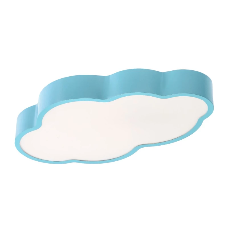 Dětské stropní LED světlo NUVOLA - 18W, 3000-6000K (teplá-studená bílá), modré / bílé