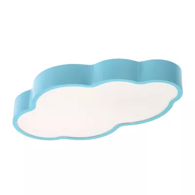 Dětské stropní LED světlo NUVOLA - 18W, 3000-6000K (teplá-studená bílá), modré / bílé
