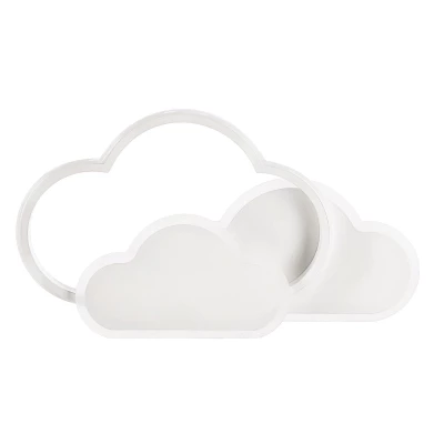 Dětské nástěnné LED světlo OBLACI - 24W, 2800-6500K (teplá-studená bílá), bílé