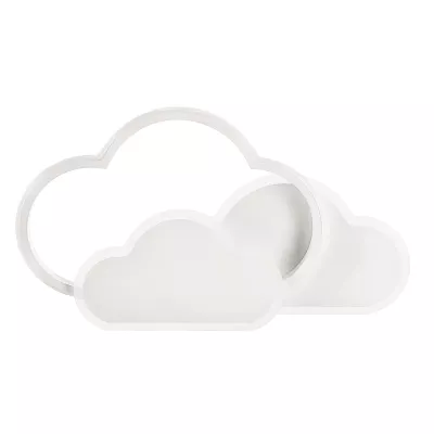 Dětské nástěnné LED světlo OBLACI - 24W, 2800-6500K (teplá-studená bílá), bílé