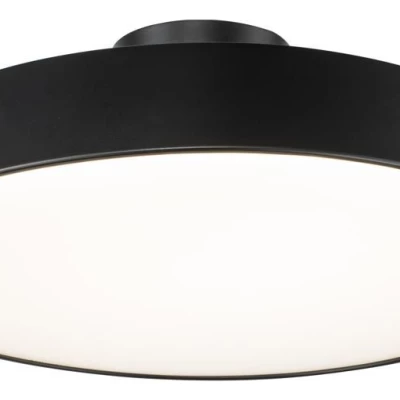 Stropní LED přisazené osvětlení ORLANDO - 18W, 4000K (denní bílá), 30cm, černé