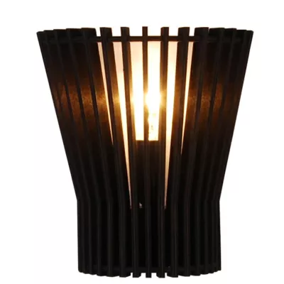 Designové nástěnné osvětlení OSAKA - 1xE14, 40W, černé