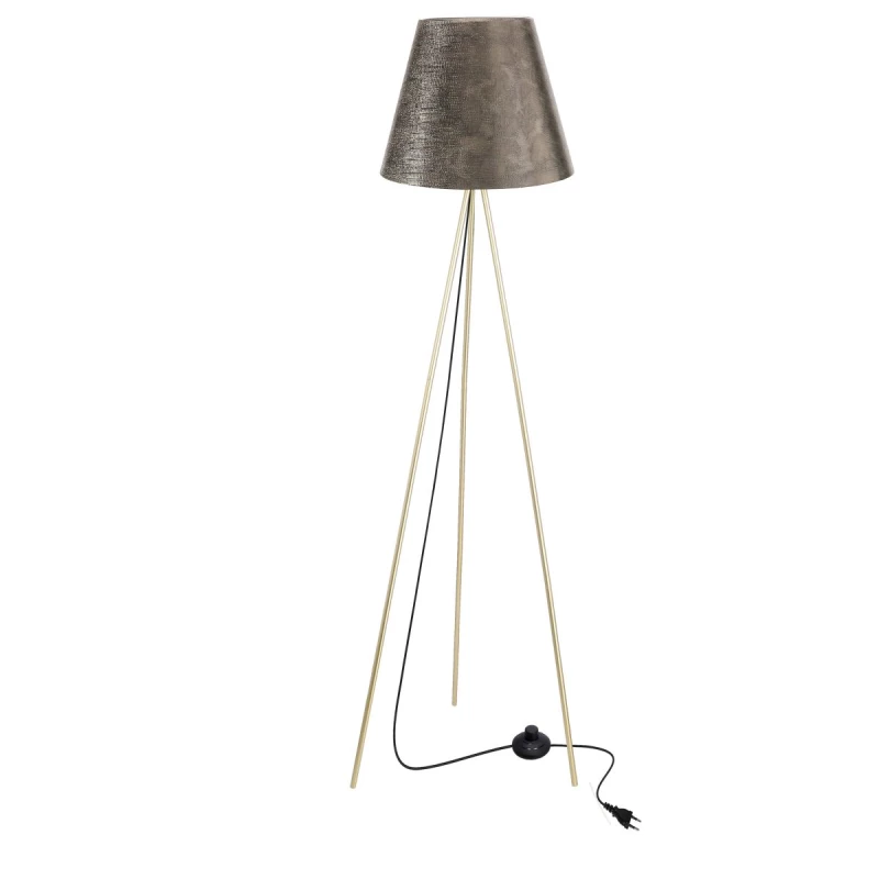 Designová lampa trojnožka PLATINO - 1xE27, 40W, zlatá