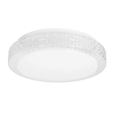 LED stropní svítidlo RABEL - 12W, 4000K (denní bílá), 27cm, čiré