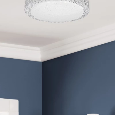 LED stropní svítidlo RABEL - 12W, 4000K (denní bílá), 27cm, čiré