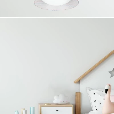 LED stropní osvětlení do dětského pokoje RIVER - 16W, 6500K (studená bílá), vícebarevné