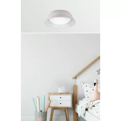 LED stropní osvětlení do dětského pokoje RIVER - 16W, 6500K (studená bílá), vícebarevné