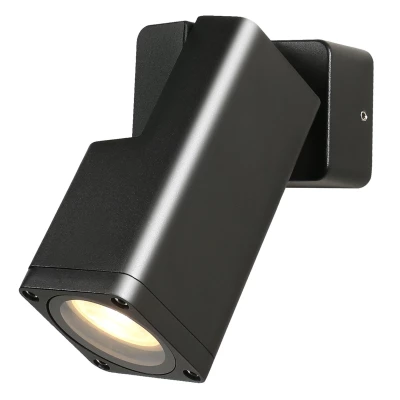 Venkovní nástěnné bodové svítidlo SALVIA - 1xGU10, 35W, černé
