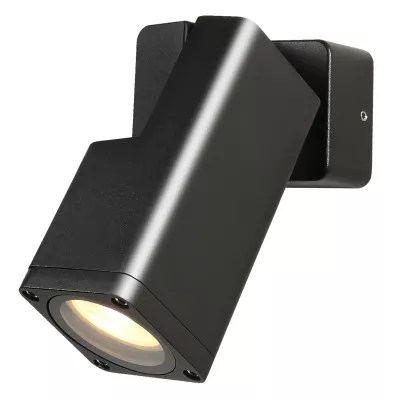 Venkovní nástěnné bodové svítidlo SALVIA - 1xGU10, 35W, černé